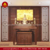 Vách ngăn phòng thờ hiện đại, sang trọng