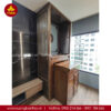 Vách ngăn bàn thờ chung cư đơn giản
