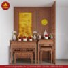 bàn thờ phật kết hợp bàn thờ gia tiên