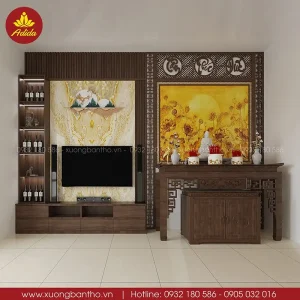 bàn thờ gỗ gõ đỏ cao cấp