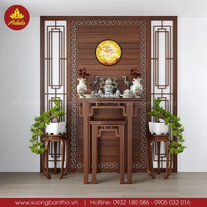 bàn thờ gỗ gõ đỏ cao cấp
