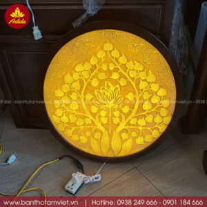 tranh trúc chỉ lá bồ đề