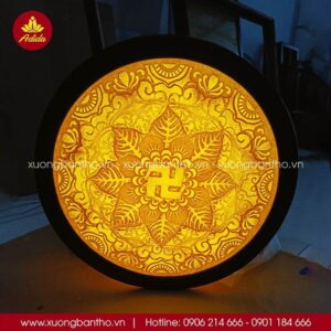 tranh trúc chỉ tròn