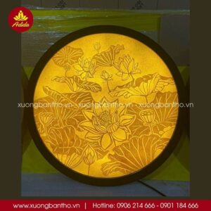 tranh trúc chỉ tròn