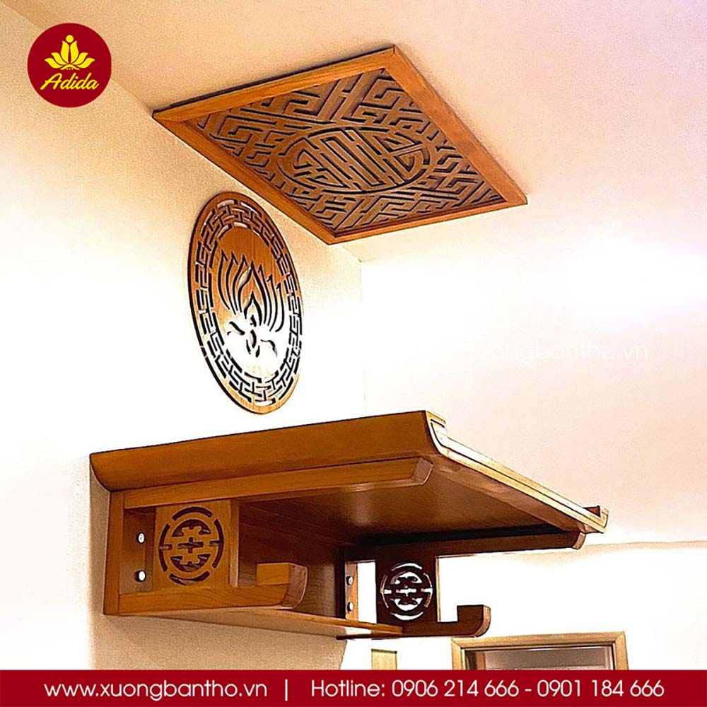 kích thước bàn thờ phật bà quan âm treo tường