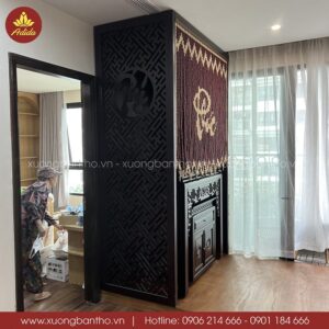 bàn thờ chung cư hiện đại