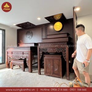 phòng thờ cao cấp