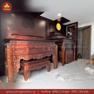 thiết kế phòng thờ