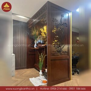 thiết kế phòng thờ đẹp