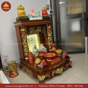bàn thờ ông địa gỗ hương