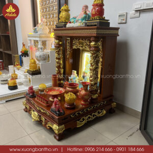bàn thờ thần tài ông địa gỗ hương
