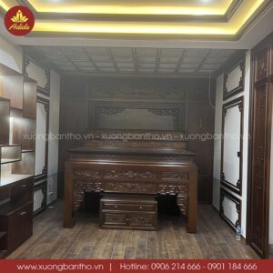 bàn thờ gỗ gụ lớn