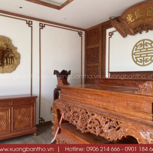 bàn thờ gỗ hương cao cấp