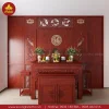 bàn thờ gỗ Gõ Đỏ hoa Sen