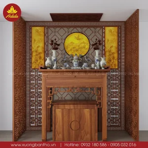 bàn thờ gỗ Gõ Đỏ