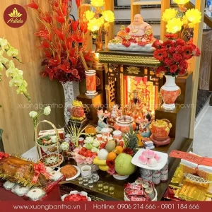 bộ bàn thờ thần tài cao cấp