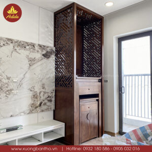 bàn thờ chung cư đơn giản hiện đại