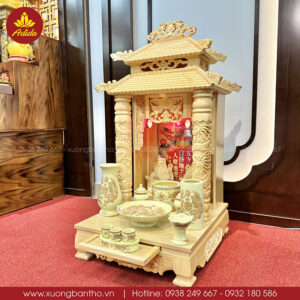 mẫu bàn thờ thần tài đẹp