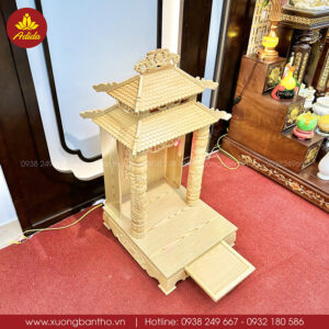 bàn thờ ông địa bằng gỗ