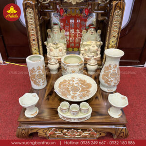 bàn thờ ông địa gỗ đẹp