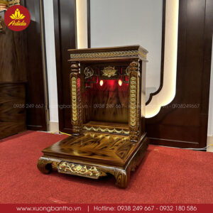 bàn thờ ông địa hoa sen