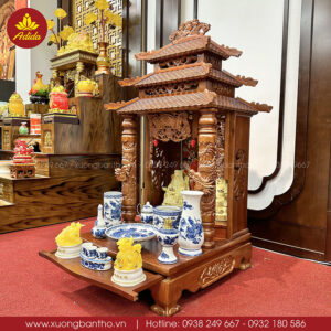 bàn thờ 3 mái chùa