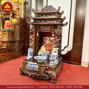 bàn thờ thần tài thổ địa 3 mái chùa