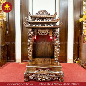 bàn thờ thần tài thổ địa trang nghiêm