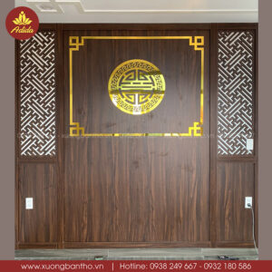 vách ốp lưng bàn thờ