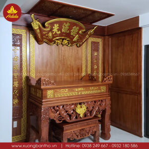 bàn thờ gỗ Gụ cao cấp