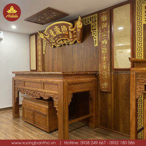 bàn thờ gỗ Hương đẹp
