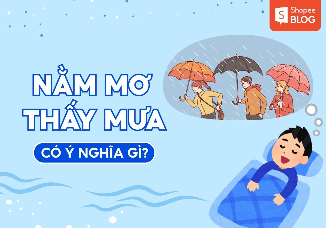 nằm mơ thấy mưa
