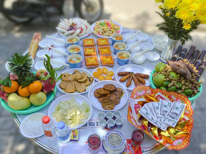 lễ vật cúng cô hồn