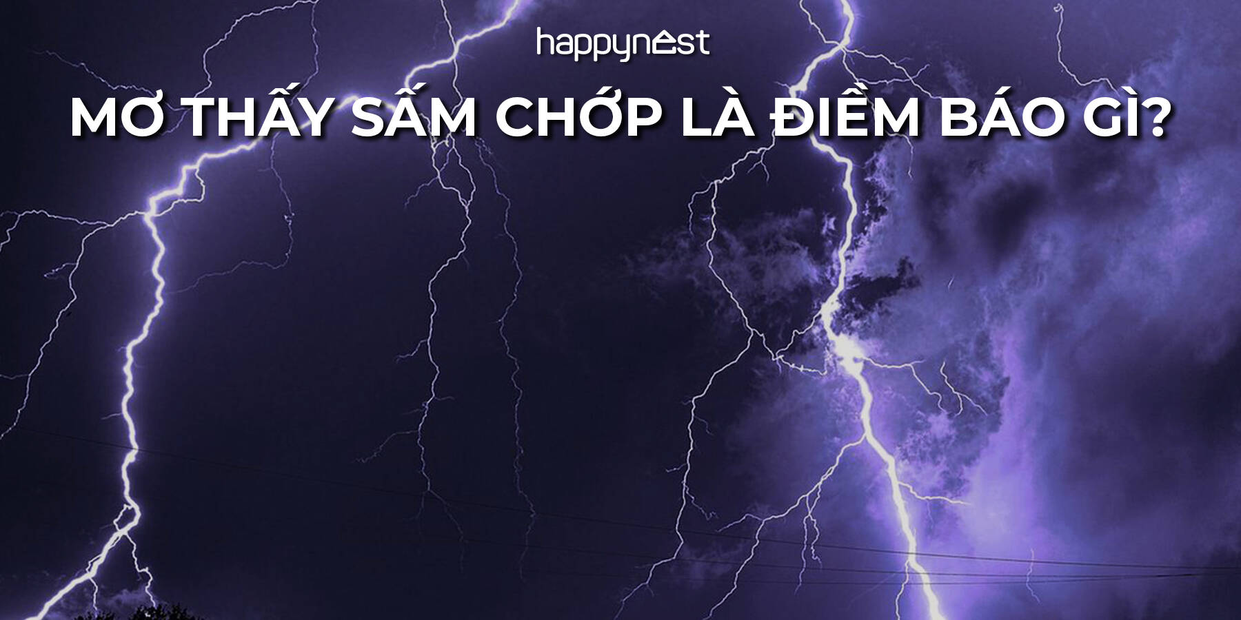 nằm mơ thấy sét đánh