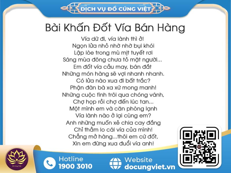 văn khấn bán hàng ngày Rằm Mùng 1