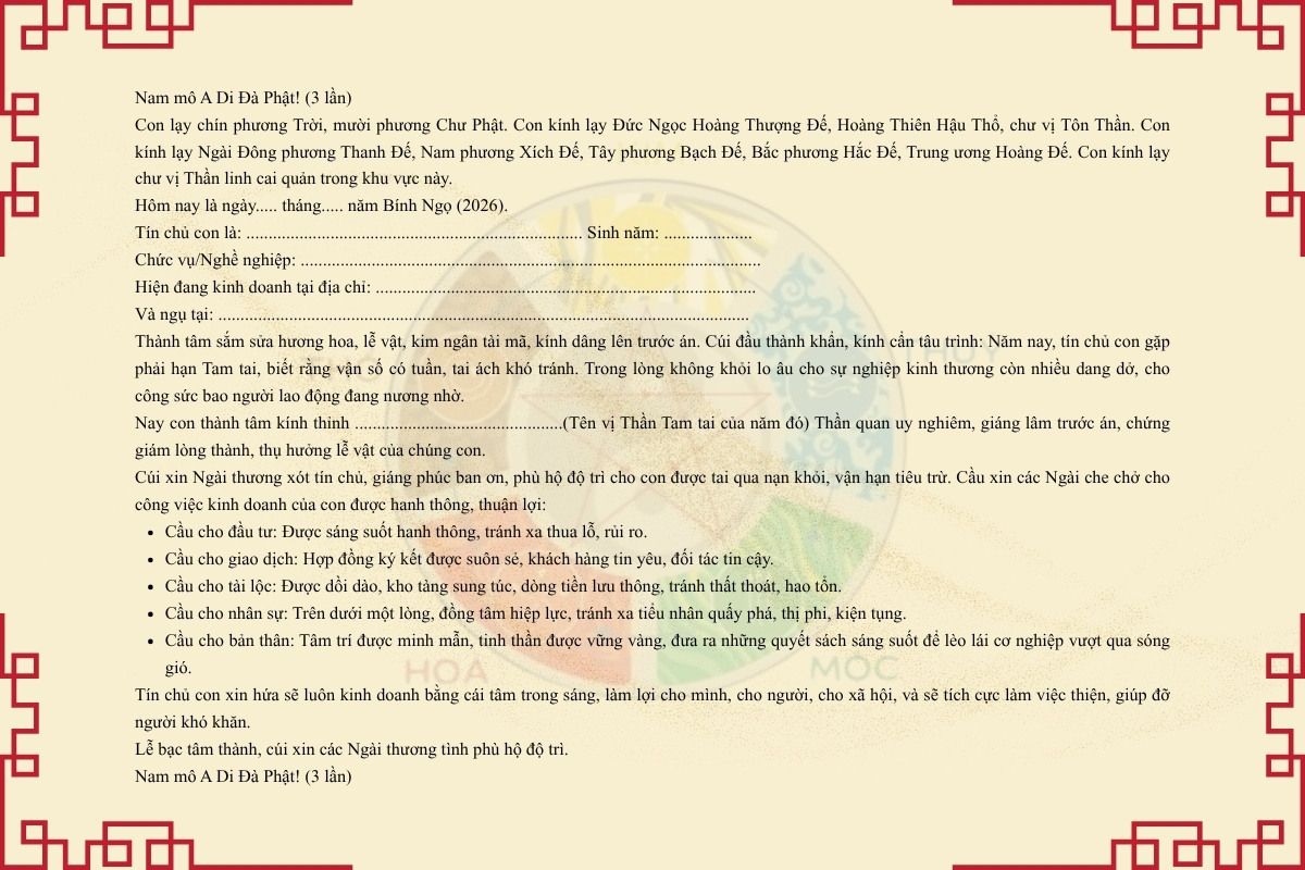 Văn Khấn Ban Tam Bảo Chuẩn Nhất Tại Chùa Và Tại Gia 2 Sắm lễ cúng ban Tam Bảo