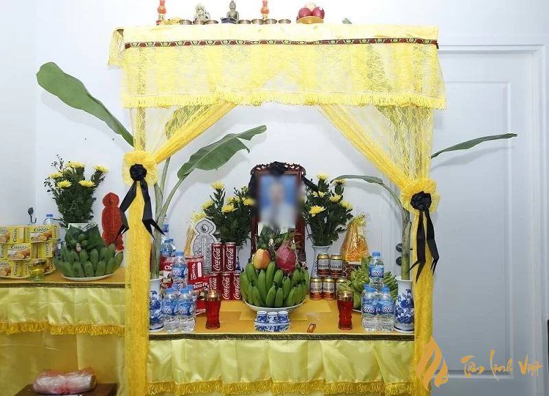 Vị trí đặt bàn thờ vong cho người mới mất đúng phong thủy
