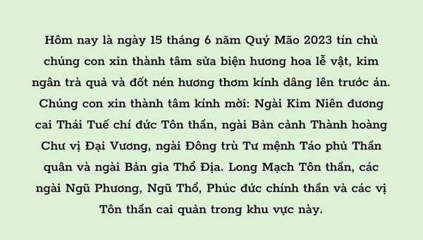 Văn Khấn 15 Hàng Tháng 2026 Cúng Gia Tiên và Thần Linh 5 Mâm cúng chay ngày Rằm 15
