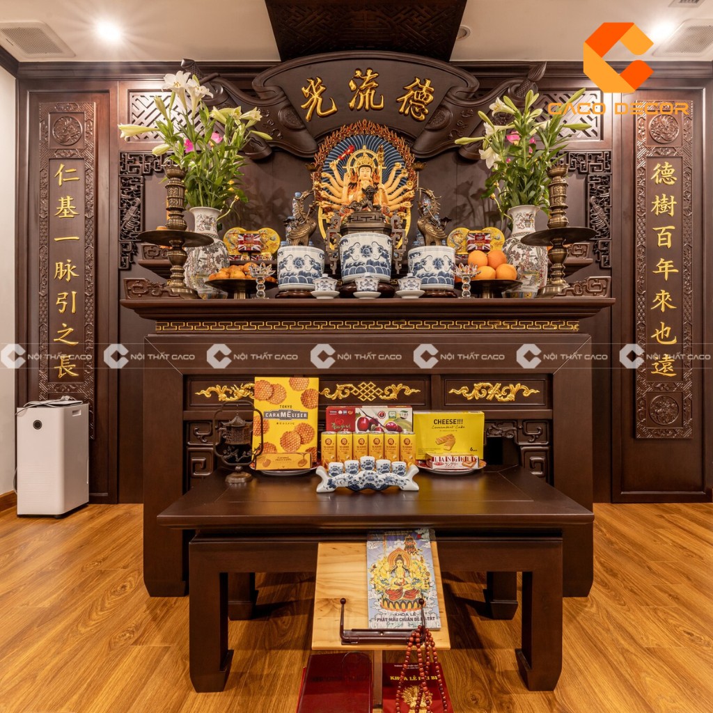 Cách trang trí bàn thờ gia tiên đúng chuẩn