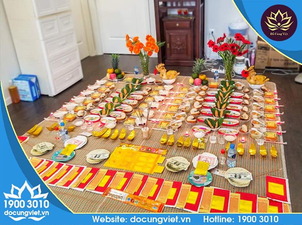 nghi thức cúng đầy tháng cho bé