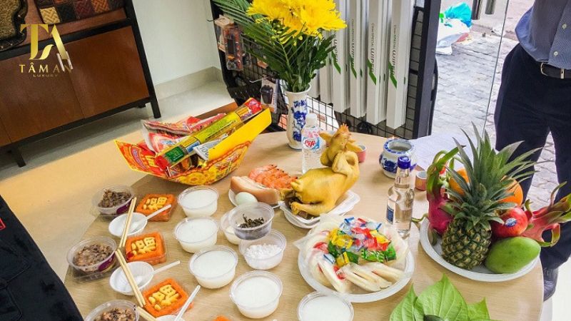 thời gian cúng cô hồn ngoài trời