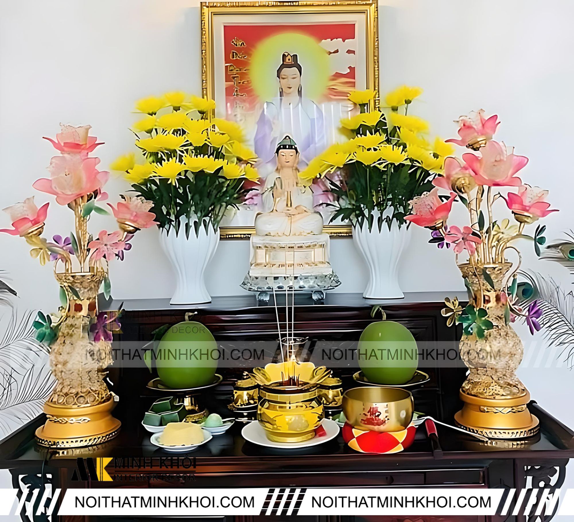 Giữ gìn sự thanh tịnh cho không gian thờ cúng