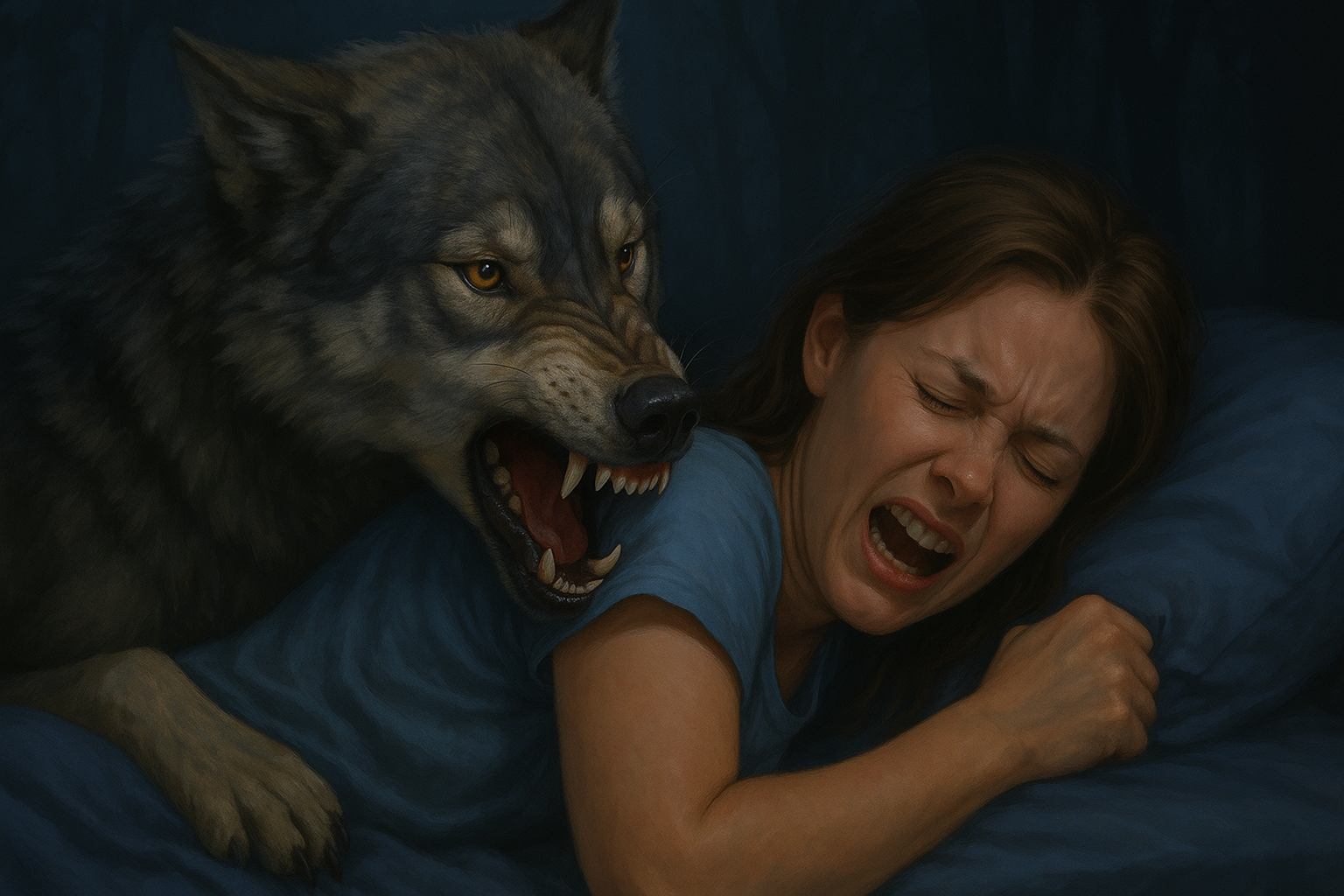 Nằm mơ bị chó đuổi cắn thể hiện sự lo lắng