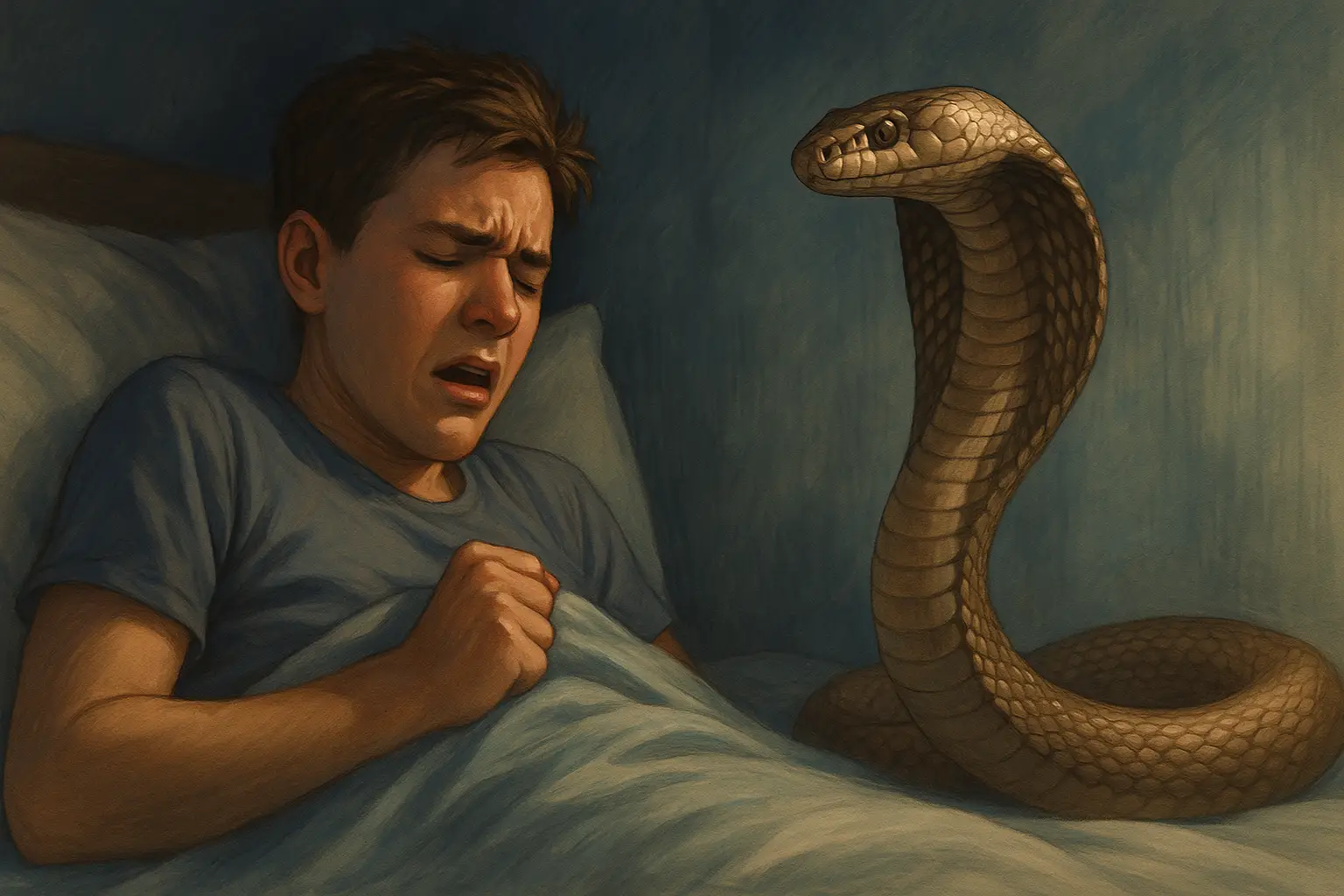 nằm mơ thấy rắn hổ mang vàng