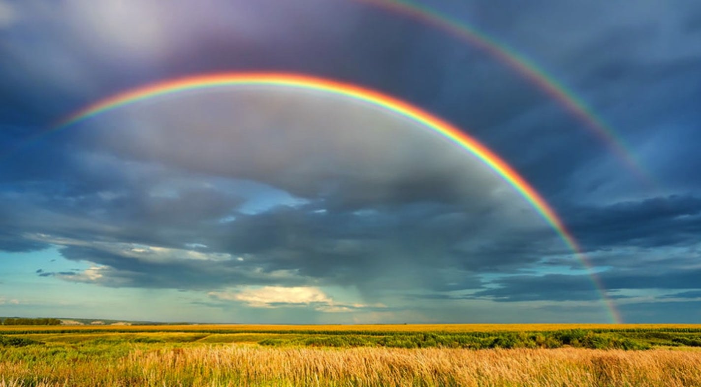 Mơ thấy cầu vồng đôi báo hiệu may mắn