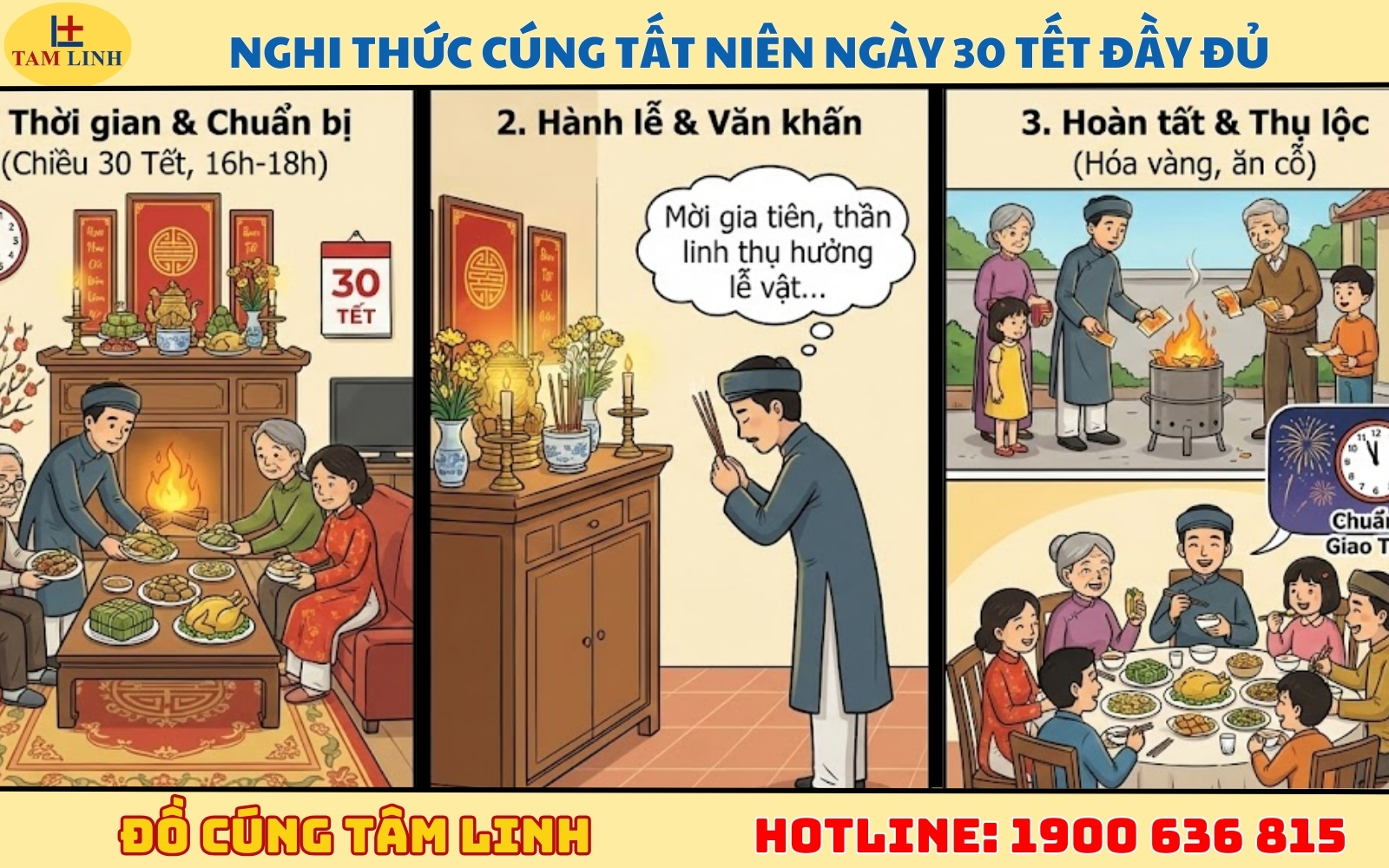 Ý nghĩa sâu sắc của lễ cúng Tất niên chiều 29 Tết