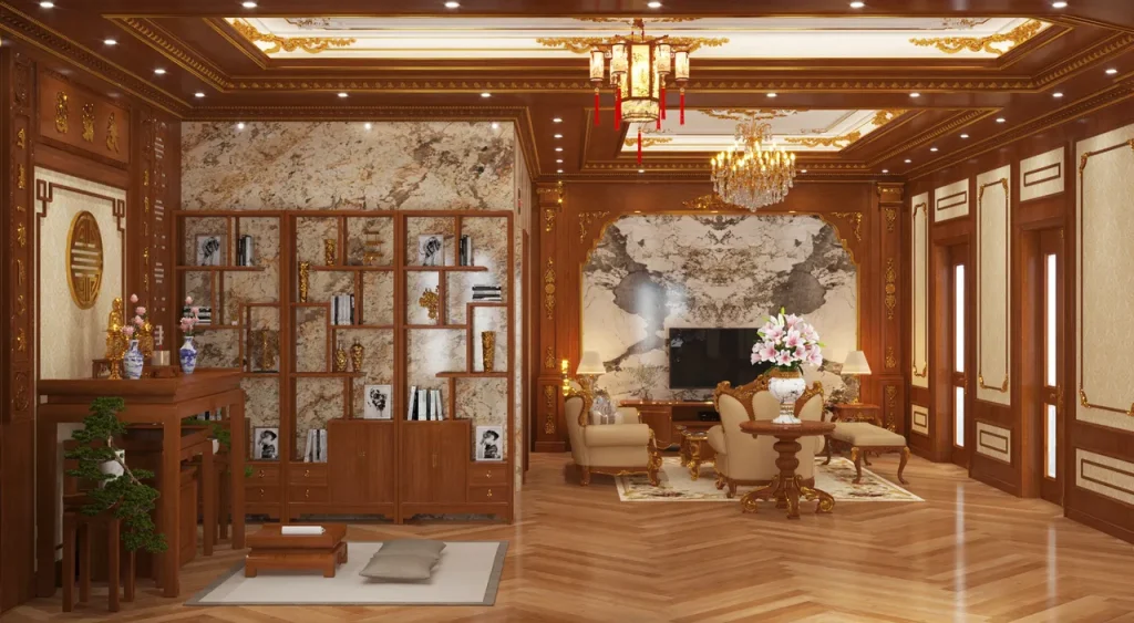 99+ Mẫu phòng khách nhà cấp 4 có bàn thờ đẹp chuẩn 2026 20 phong khach nha cap 4 co ban tho 2450