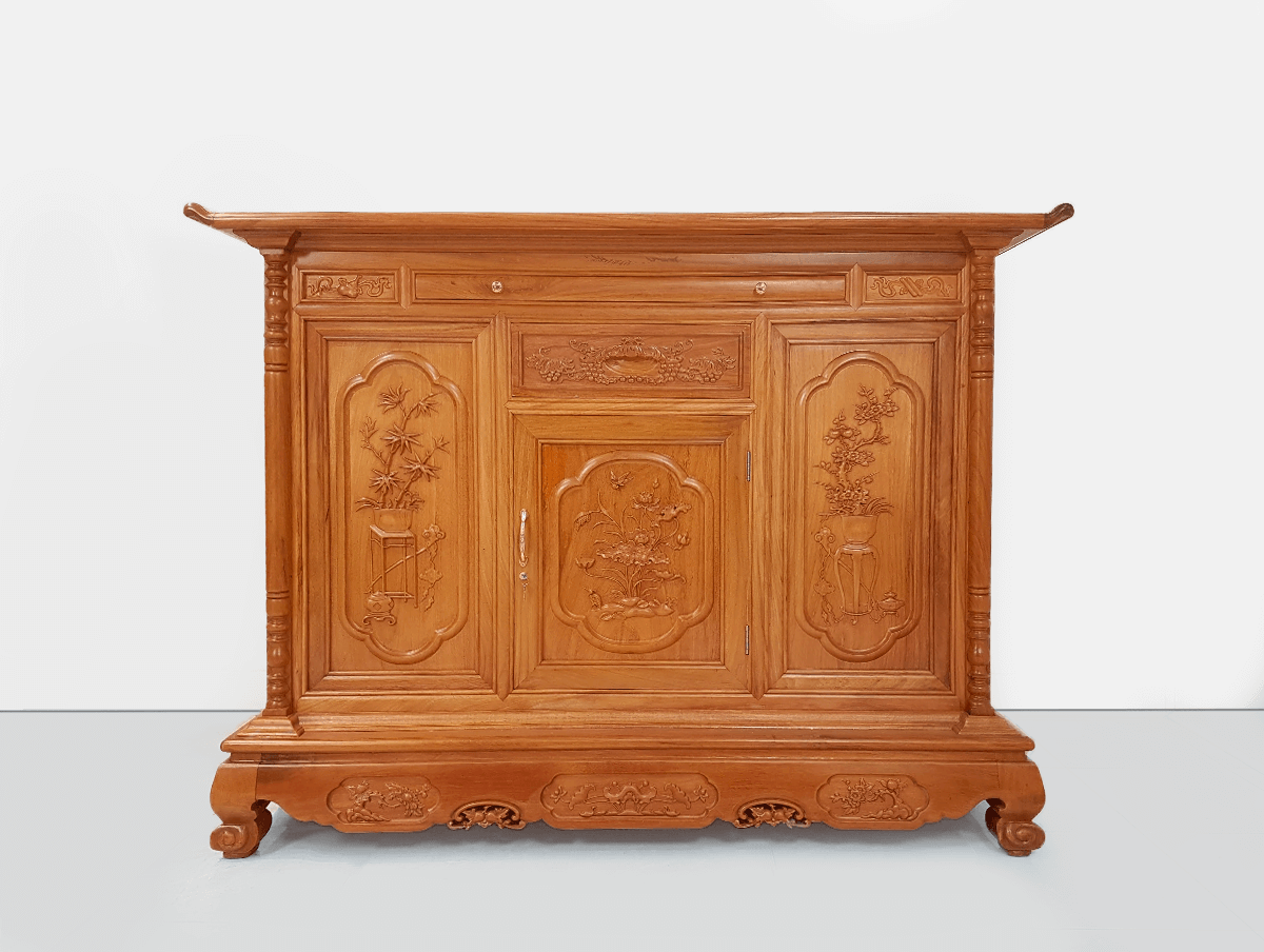 giá tủ thờ gỗ ép truyền thống