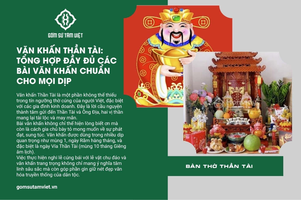 văn khấn thần tài đầy đủ