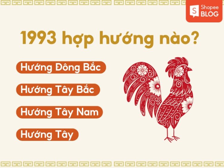 Hướng hợp tuổi Quý Dậu 1993